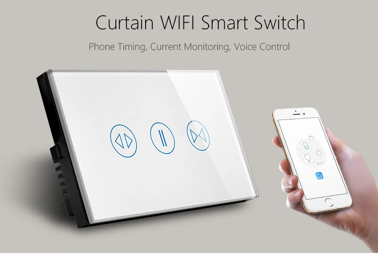 США/AU Стандартный приложение Smart шторка с WIFI переключатель 2,4 ГГц, система автоматического управления "умный дом" переключатель роликовой шторки, Alexa и Google Assistant голосовое Управление