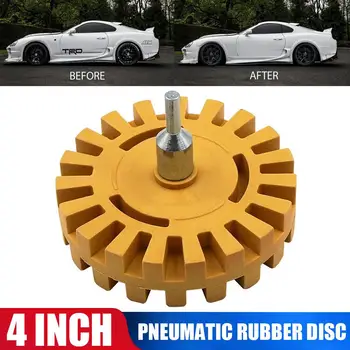 

Vehemo Rubber Car Sticker Remover Pneumatic Adhesive Remover Cleaner Rubber Eraser Wheel for Pneumming Cleaning Pad Striping