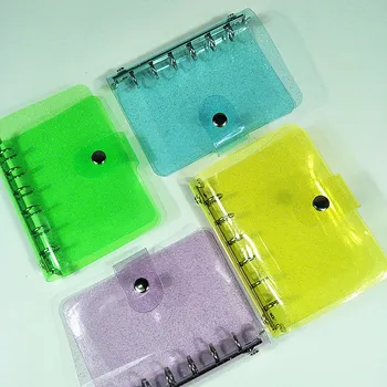 

A7 Spiral Notebook Cover Loose Ring Binder Note Book Planner Clip Office Supplies