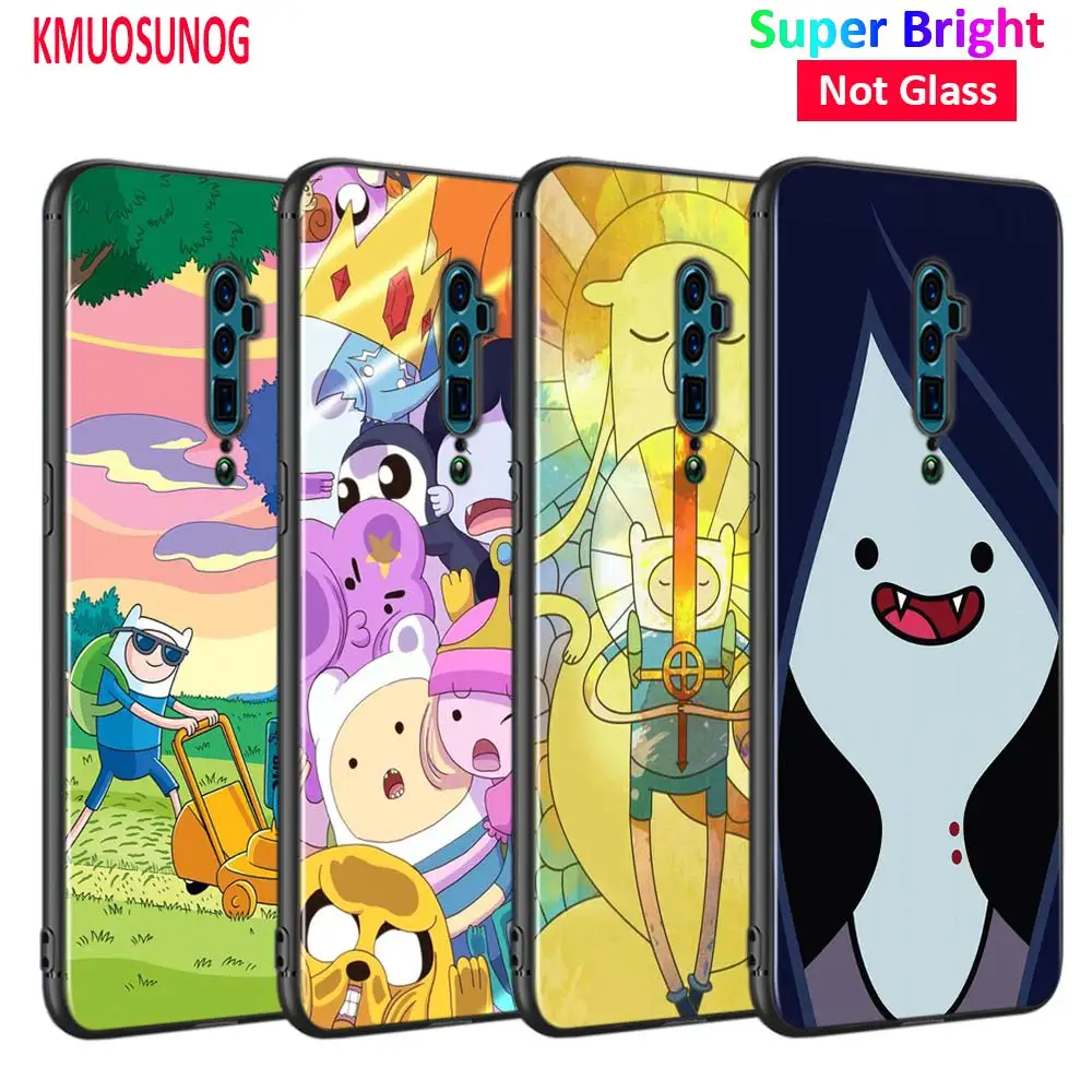 

Black Cover Adventure Time for OPPO Reno Z 10X Zoom F11 F9 F7 F5 A7 R9S R17 Realme 2 C2 K3 Pro Phone Case