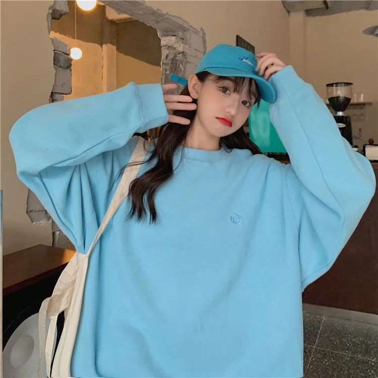 PX3389 2020 new loose Korean version plus velvet