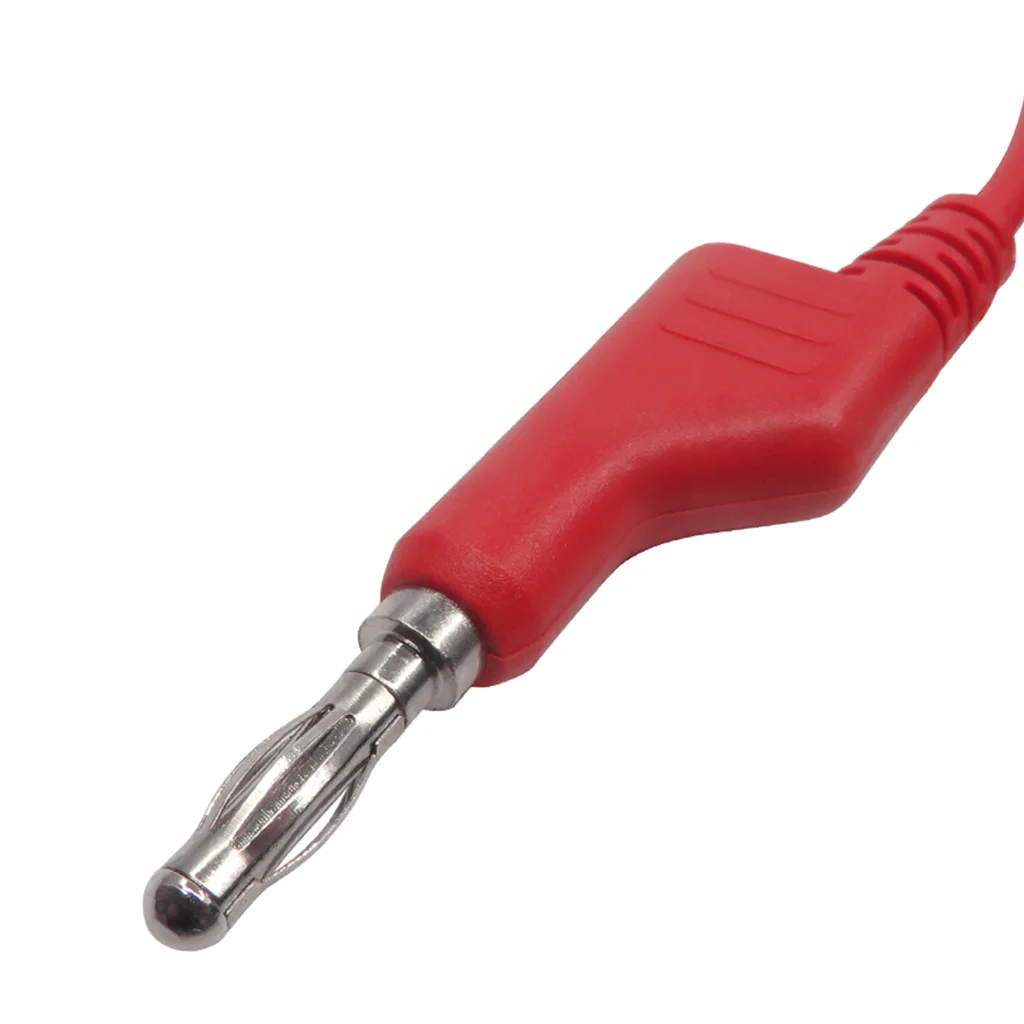 Dual 4mm Banana Plug Male Jack Silicone Test Cable 1Meter/39inch - Pack of 10