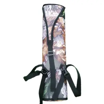 

Hunting Archery Arrow Quiver Adjustable Strap Shoulder Waist Bag Holder Case Tube with Back Strap Archery Arrow Case Holder
