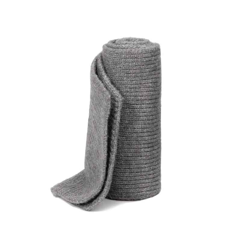 Children Winter Real Fur Pompon Hat Scarf Set for Boys Girls Knitted Cotton Hat Scarf 2 Pieces Baby Accessories Kids Gift Set - Color: OO