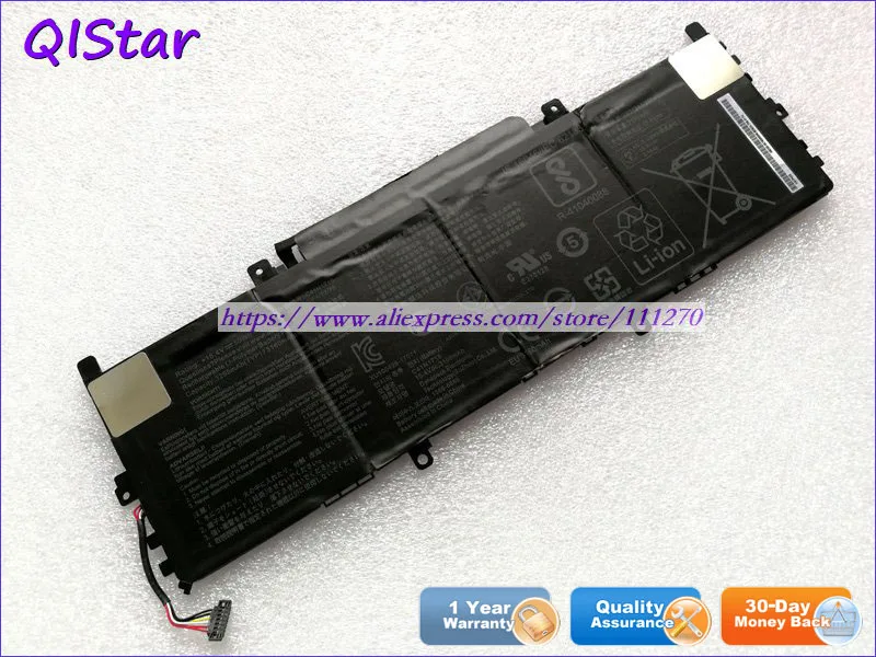 QISTAR 15,4 V 3255 мАч натуральная C41N1715 ноутбук Батарея для Asus Zenbook серии UX331UA-1B UX331UN-1E UX331UN-WS51T UX331UN-EG151T