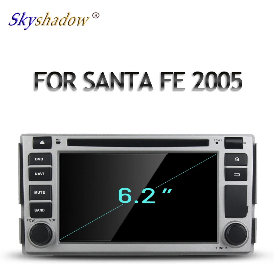 TDA7851 Android 9,0 для hyundai SANTA FE 2006-2012 Восьмиядерный 4 Гб+ 64 ГБ Автомобильный dvd-плеер gps ГЛОНАСС карта RDS радио wifi Bluetooth