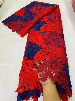 

african guipure lace cord lace fabric embroidery water souble lace fabric high quality lace fabric for wedding dress