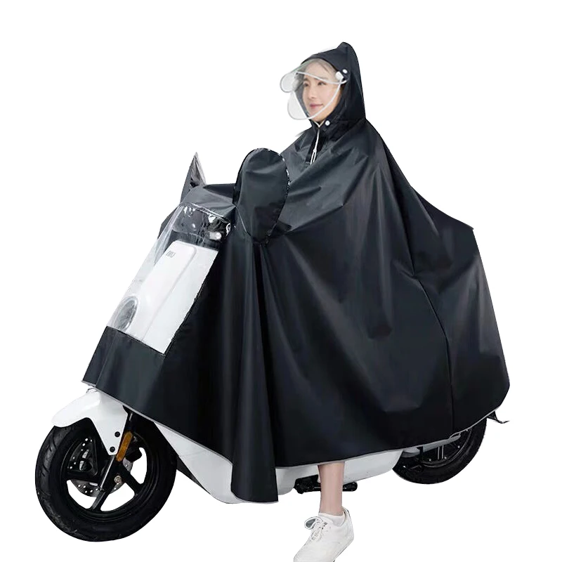 

Raincoat battery car single riding men and women adult Korean fashion electric bicycle to increase thickening motorcycle poncho