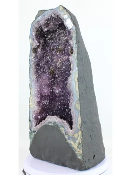 

AMETHYST Geode Cluster - Incredible Natural mineral beauty from Brazil - Extra Qual. - Measure: 14,7 KG - 42 x 20 x 17 CM