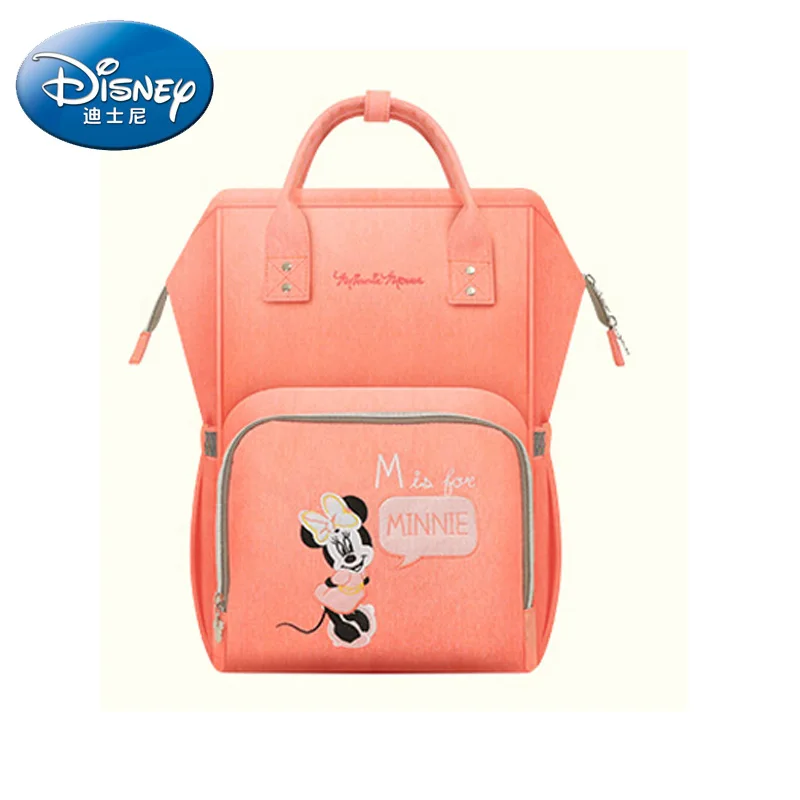 Disney Новая модная сумка для подгузников, рюкзак большой емкости, Детская сумка, сумка для подгузников для ухода за ребенком, USB нагрев - Цвет: B110