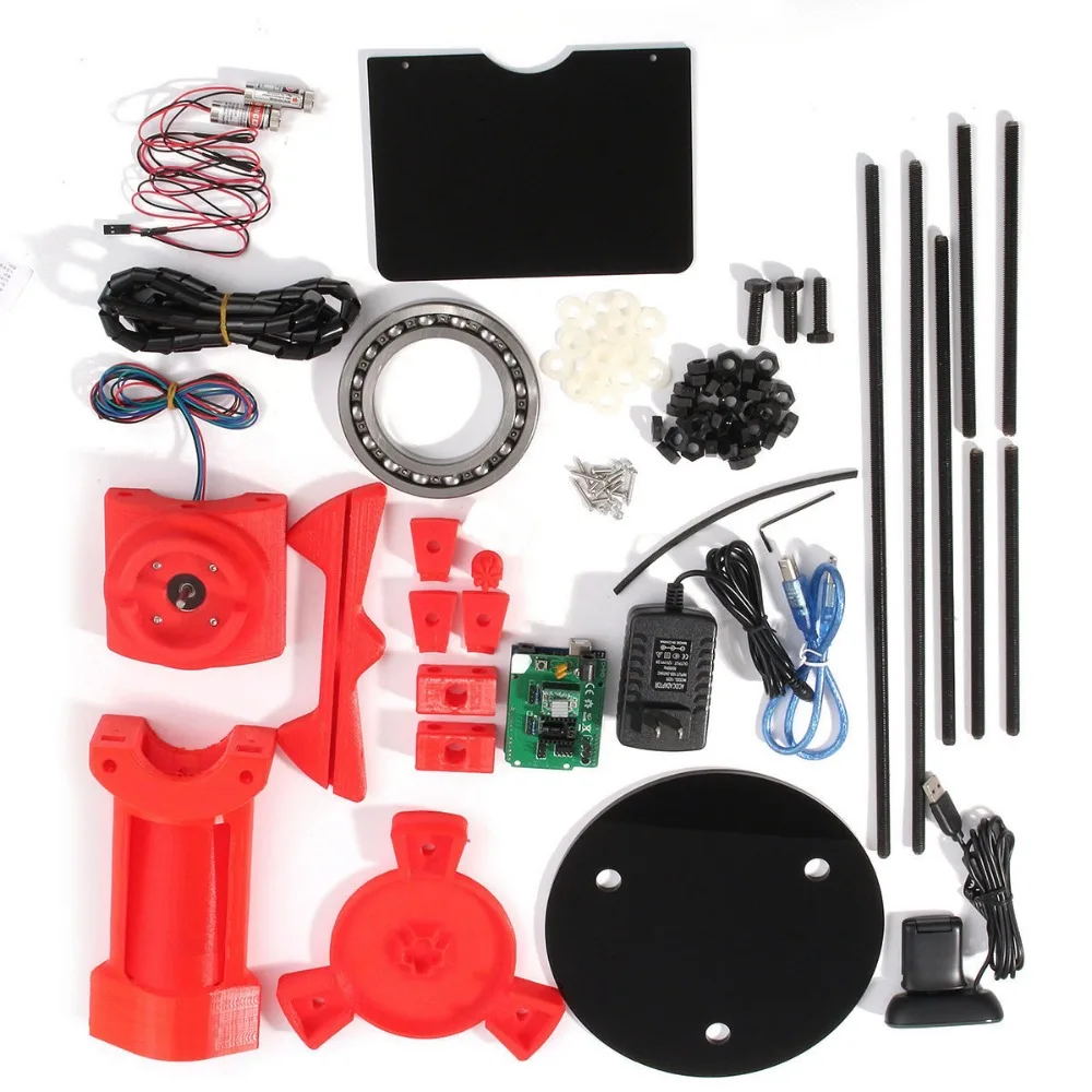 3D scanner Open source adapter plate precision