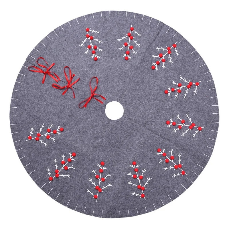 

47.2-Inch Large Sized Christmas Tree Decoration Carpet Party Ornaments Christmas Decoration for Home Non-woven Xmas Decorations