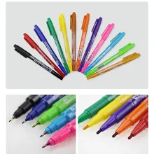 Профессиональный цвет двойной кончик Маркеры Ручка, фломастер эскиз водостойкие принадлежности для рисования Кисть ручка Школьные Аксессуары материалы для рисования