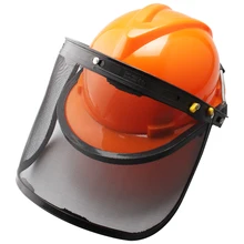 Лесная безопасность шлем с проволочной сеткой защитная маска, цепная пила шлем лесная защита головы шлем сверхмощная жесткая шляпа