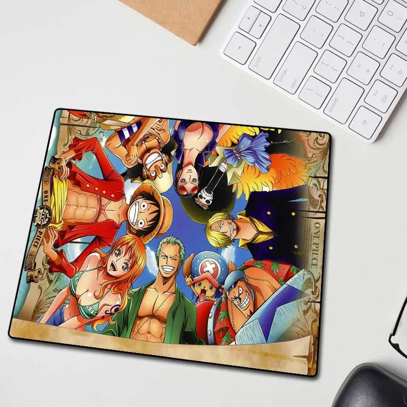 XGZ Large Gaming Mouse Pad Black Lock Edge Anime One Pieceluffy Poster Computer Desk Mat Rubber Non