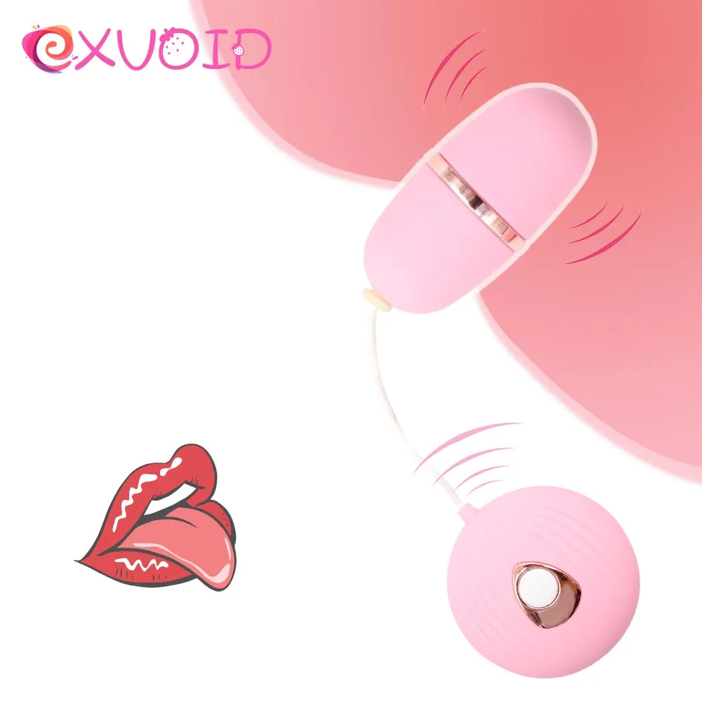 EXVOID Яйцо вибратор G-Spot Массажер для взрослых вибраторы женщин шарики секса