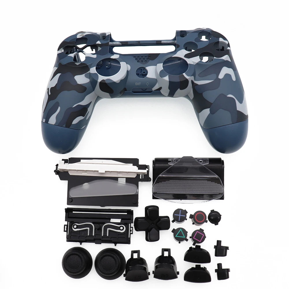 PS4コントローラー　フロントシェル　スカル　　JDM040 eXtremeRate White Skull Replacement Front Housing Shell Cover