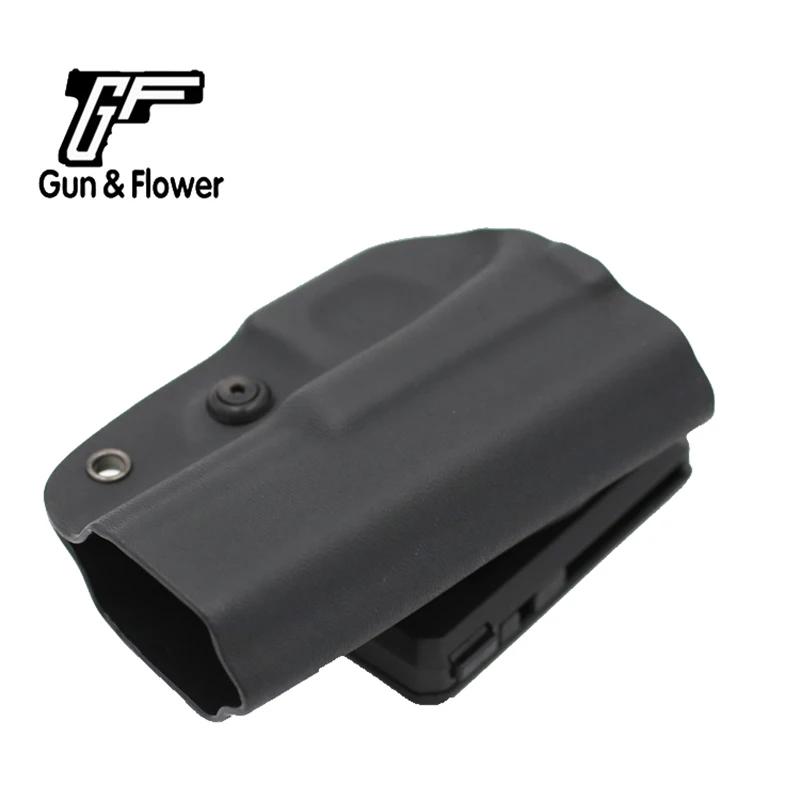 Пистолет с цветочным рисунком Тактический Шестерни G19/23/32 Kydex кобура с зажимом для крепления к поясному ремню снаружи пояса Glock держатель крышки