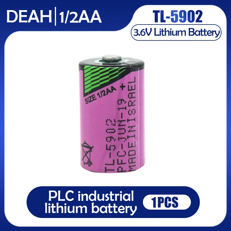 1 шт./лот TL-5902 1/2AA 1/2 AAER14250 SL350 литиевая батарея 3 6 В AA 1200 мА/ч для ПЛК станков с ЧПУ |