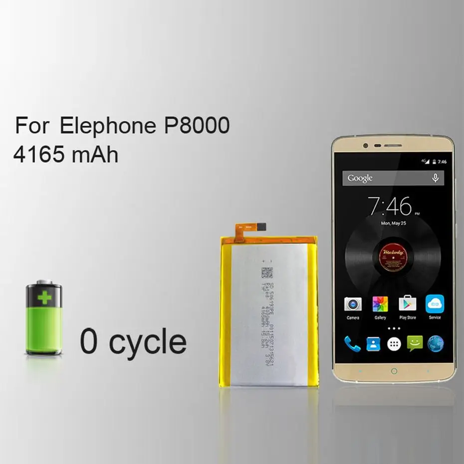 PINZHENG New 4165mAh Mobile Phone Battery For Elephone P8000 High Quality Replacement Battery With Repair Tools