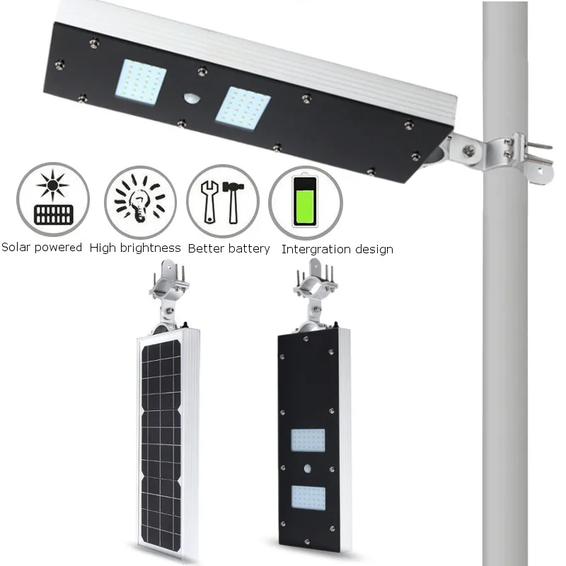 

3.7V Solar Powered Street Light 56 LED Dusk-to-Dawn Sensor Waterproof Outdoor Security Wall Lamp