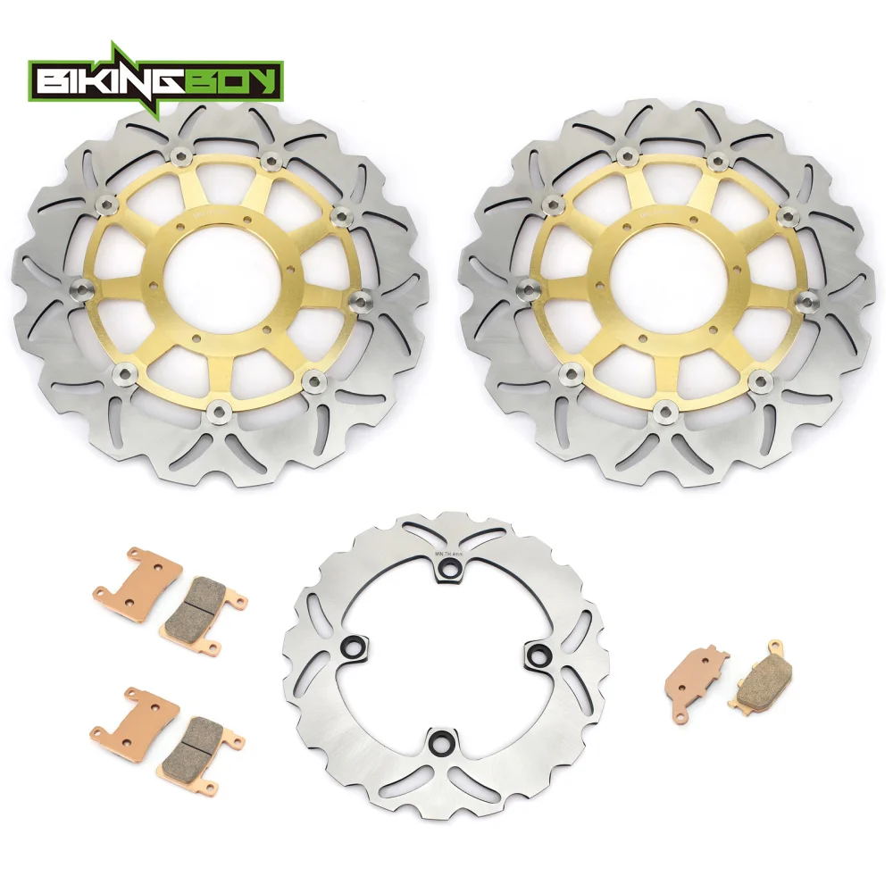 BIKINGBOY для HONDA CBR 900 929 RR Fireblade SC44 2000 2001 2002 2003 CBR 954 RR 02-03 спереди и сзади тормозные диски роторы колодки