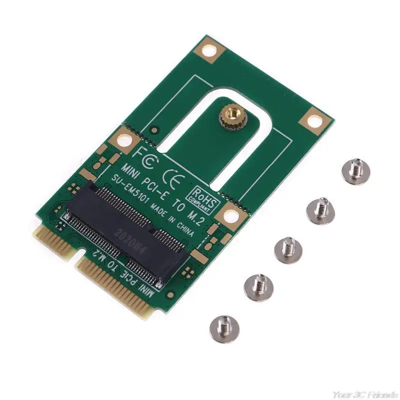 Мини-адаптер PCI-E к m2 Расширительная карта Key NGFF E интерфейс для беспроводной