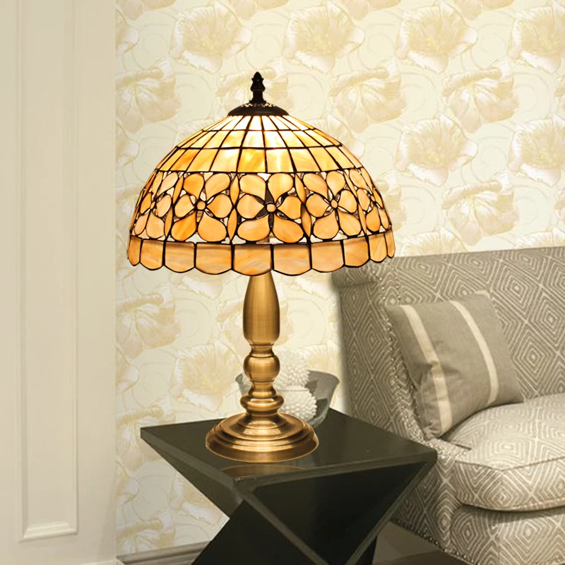 

Special European fashion bedroom bedside lamp lighting lamp shell lamp simple adjustable light
