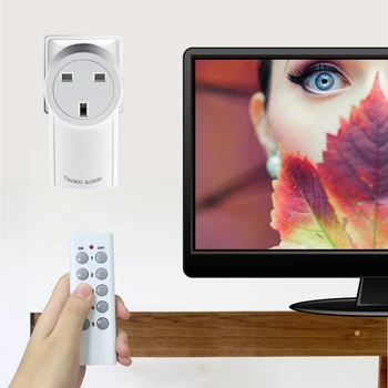 

Universal for Wireless Outlet Remote Control Socket Light Switches House Power Outlet Light Switch Socket for Broadlink 2 TX To