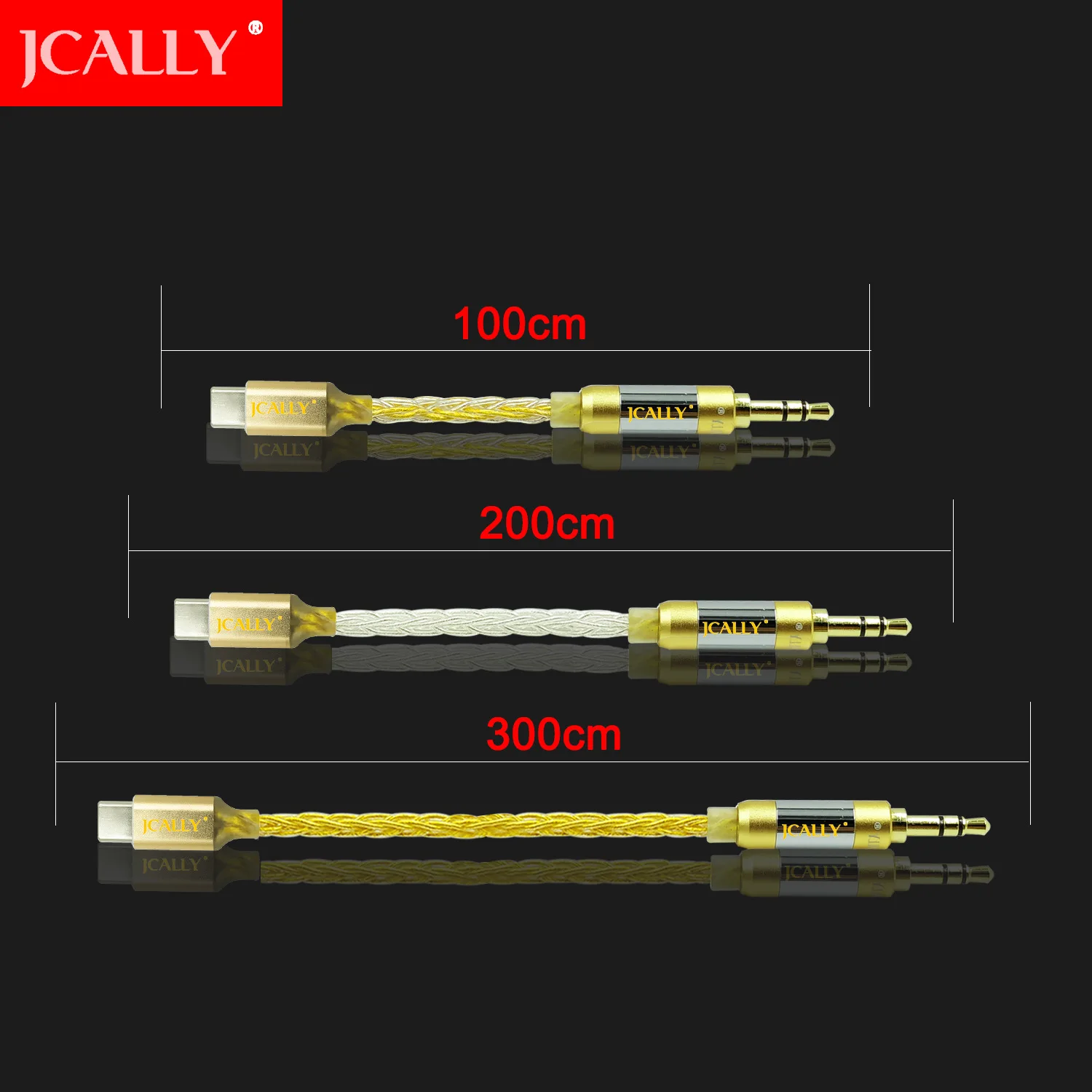 JCALLY JC08Aofc посеребренный цифровой аудио TYPE C до 3,5 пар линия записи обновление линии AUX аудио линия 1,2 м