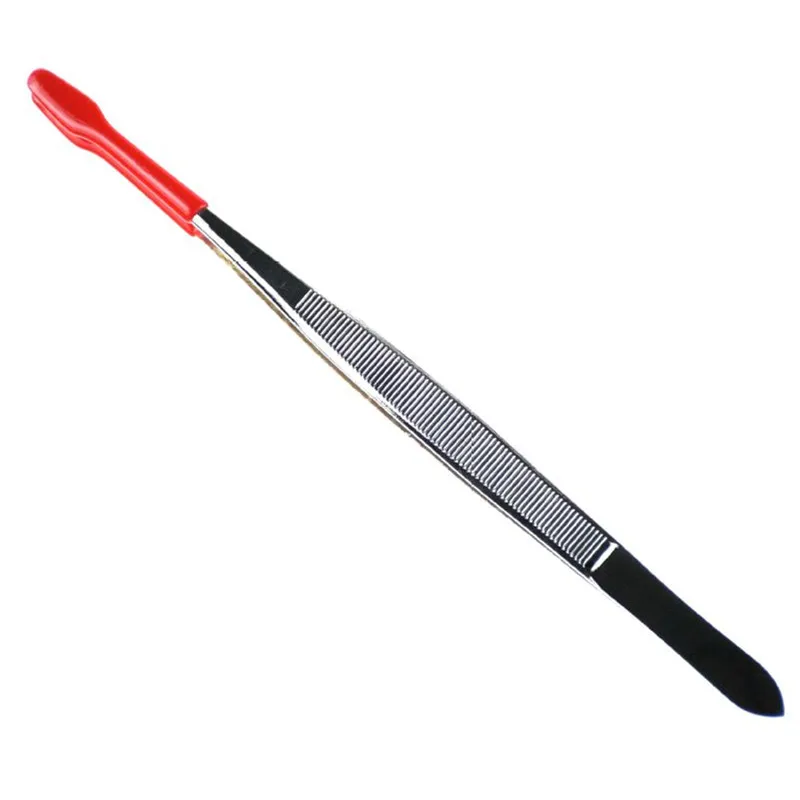 XNEMON Stainless Steel Tweezer for Jewelry/Coin Stamp Collection Handling Tools Collectibles Industrial Tweezers Hand Tools 15cm