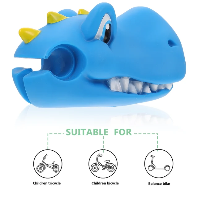 Kids Scooter Handlebar Protective Dinosaurs Head Cover Toy Balance Bike Decorative Handlebar Scooter Accessories 2