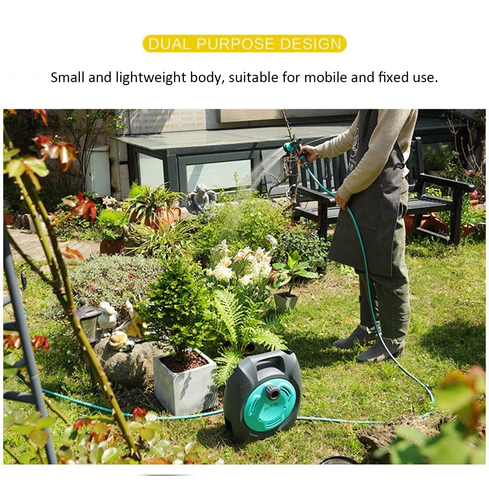 

Car Washer Pipe High Pressure Water Tool Reel Hose Set Agricultural Home Gardening Flowers Storage Suit Cart Watering Tools