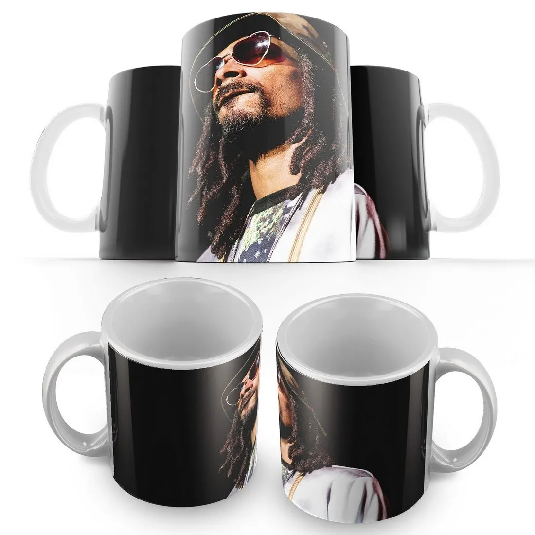 Кружка: Snoop Dogg(рэперская 2Pac The Notorious B.I.G. Dogg N.W.A MF DOOM Ice Cube Dr. Dre 50 Cent Eminem) -2 | Дом и сад