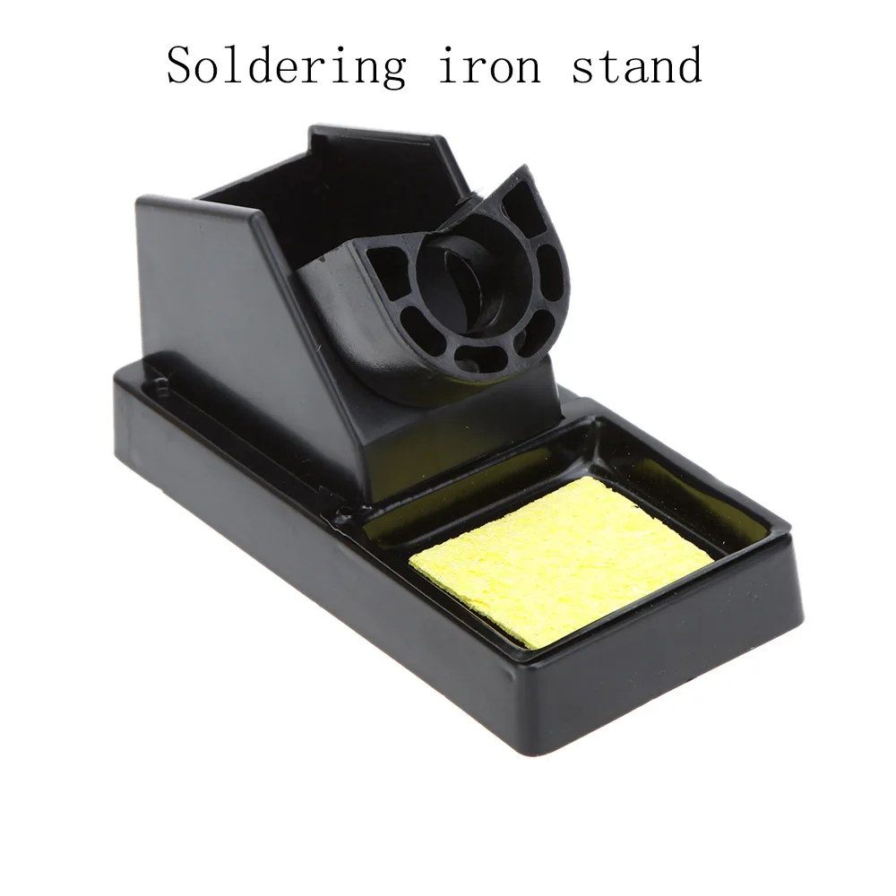 

Soldering Iron Stand Solder Base Welding Wire Holder with Sponge
