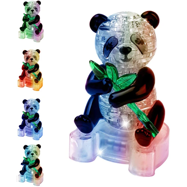 Crystal Bear Puzzle Pieces