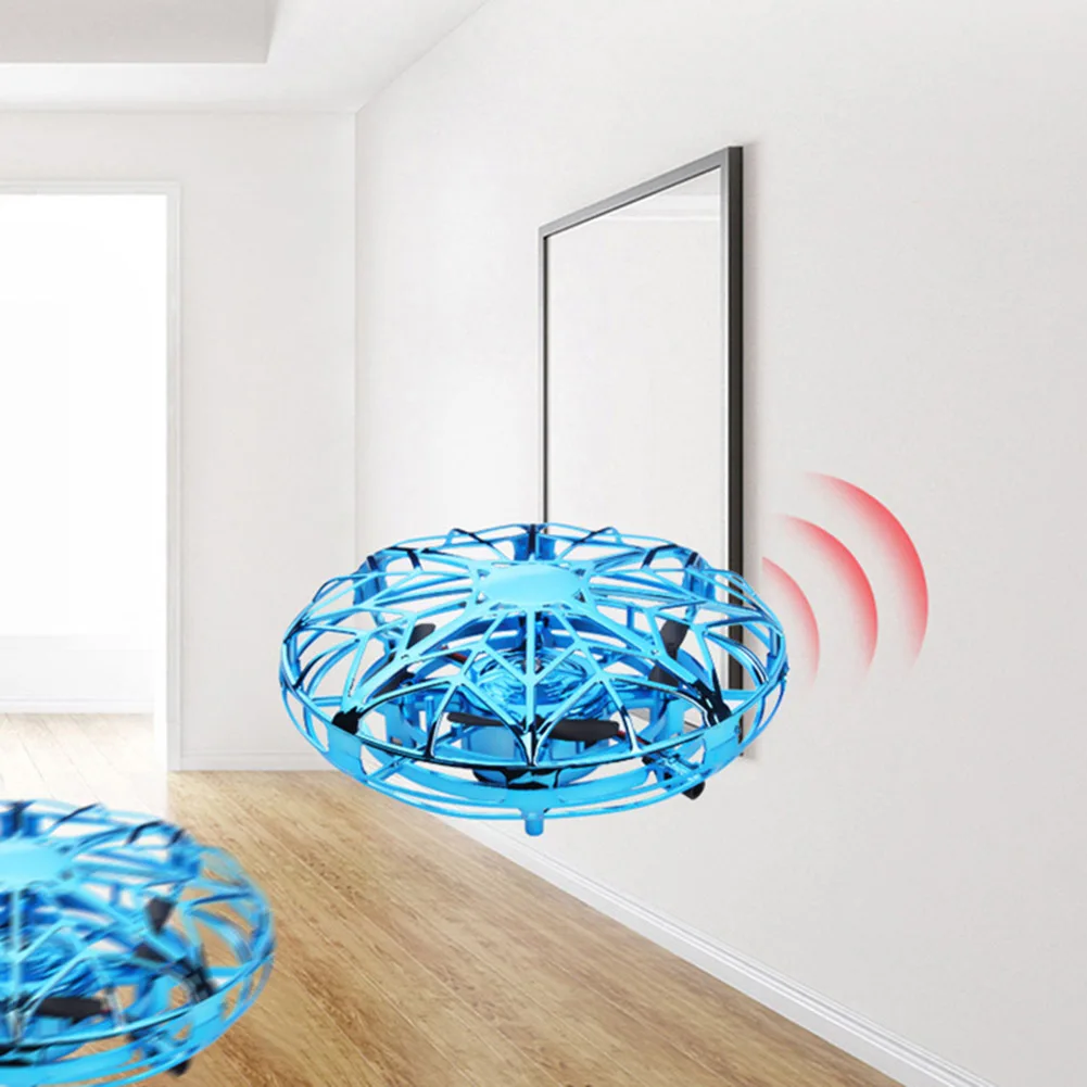 4 осевой Летающий мини Дрон инфракрасный индукционный вертолет с жестами самолет