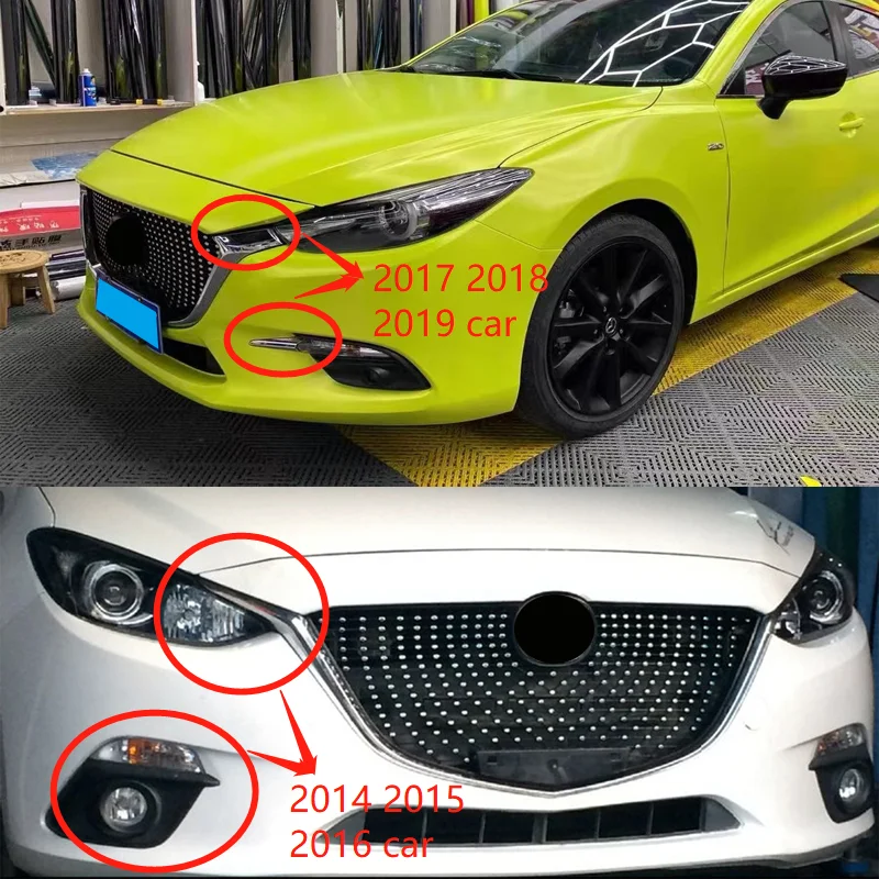 マツダ フロントグリル メッシュ ガーニッシュ フロントバンパー CX-5 CX5 CX8 CX-8 2017年-2020年 適用: フロント バンパー グリル MAZDA6 M6 装飾 カバー ABS オールド
