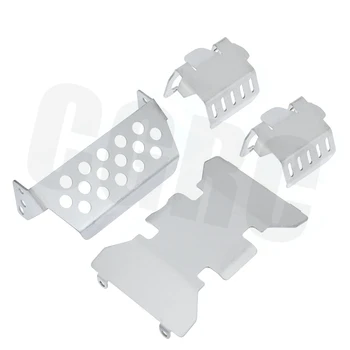 

Stainless Steel Metal Front Bumper Chassis Armor Axis Shaft Guard For 1/10 RC Crawler Car AXIAL SCX10 II 90046 90047