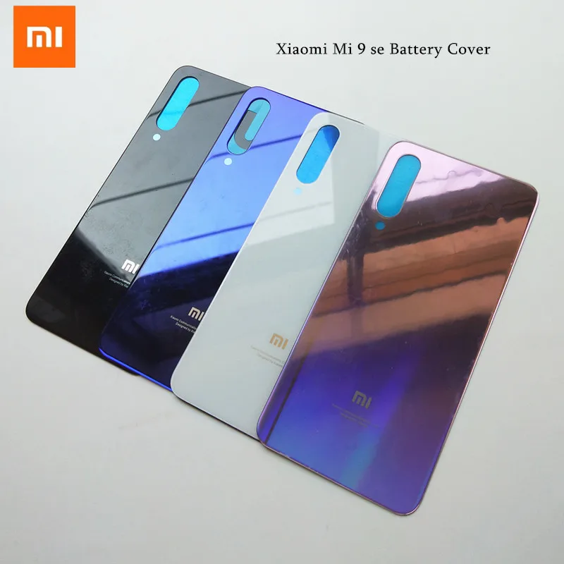 

Xiaomi Mi 9se Housing Cover Original Glass Smooth skin Back Battery Cover Panel Rear Door Case for mi 9 se
