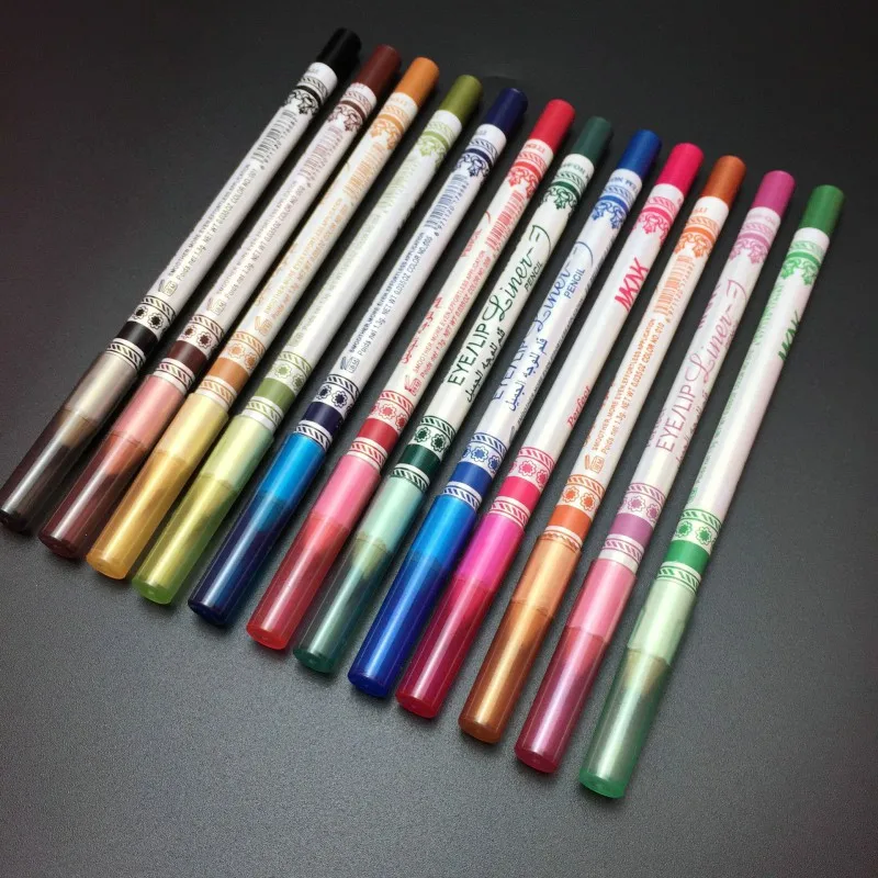 Макияж глаз Подводка для глаз набор Водонепроницаемый мерцающий карандаш для глаз легко носить косметический