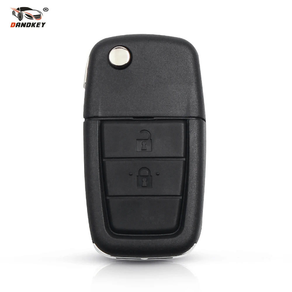 Чехол для ключей Dandkey 2+ 1 с откидной крышкой и кнопками для VE HOLDEN Commodore PONTIAC G8 Omega Berlina Calais с невырезанным лезвием