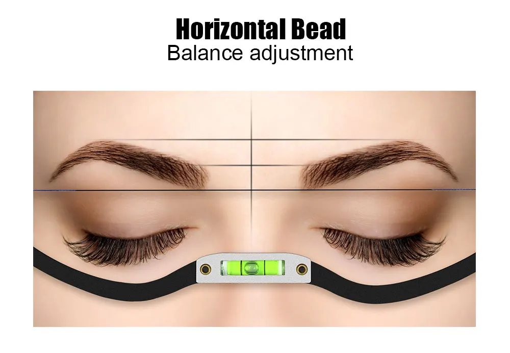 Bead, Mapeamento Régua para Maquiagem Permanente, Medindo Brow Design, Novo