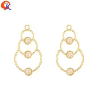 

Cordial Design 100Pcs 19*34MM Jewelry Accessories/Imitation Pearl/Hand Made/DIY Making/Earring Findings/Charms/Earrings Parts