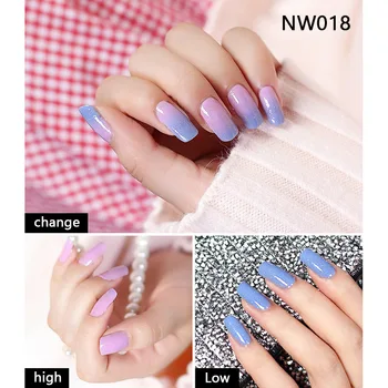 

Newly 1 Pcs Thermal Changing Color Nail Gel Polish Nail Gel Varnish Lacquer CLA88