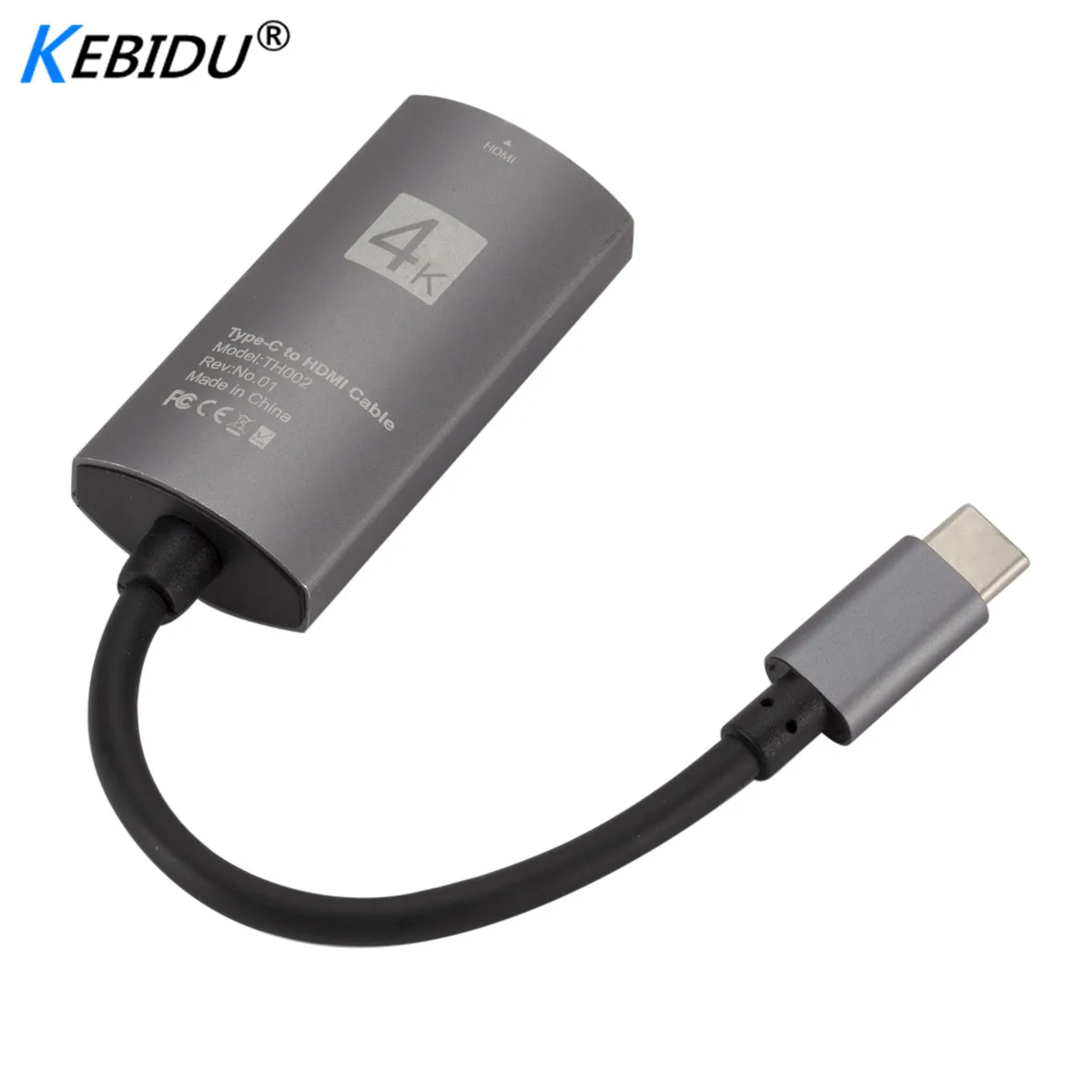 Kebidu usb type C к HDMI конвертер 4K* 2K USB C type-C Кабель-адаптер для samsung Galaxy S8 S9 Note 8 Macbook