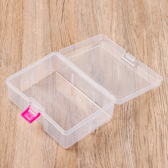12Pcs Transparent Storage Box Set Plastic Trading Card Storage Box Portable  Small Items Organizer with Lid Reusable - AliExpress