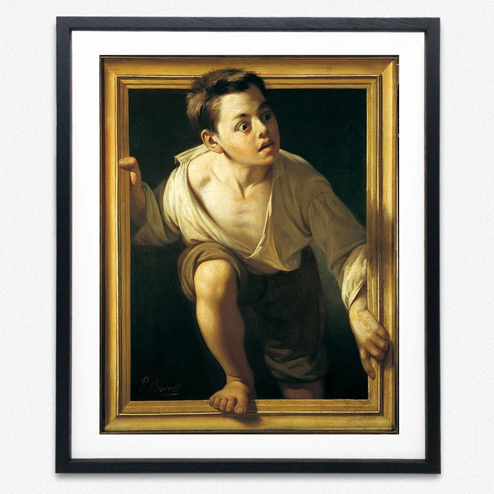 Poster Astratti Evade Le Critiche Pere Borrell Del Casso'S 1874 Wall Art Canvas Painting Prints Nordic Living Room Home Decor