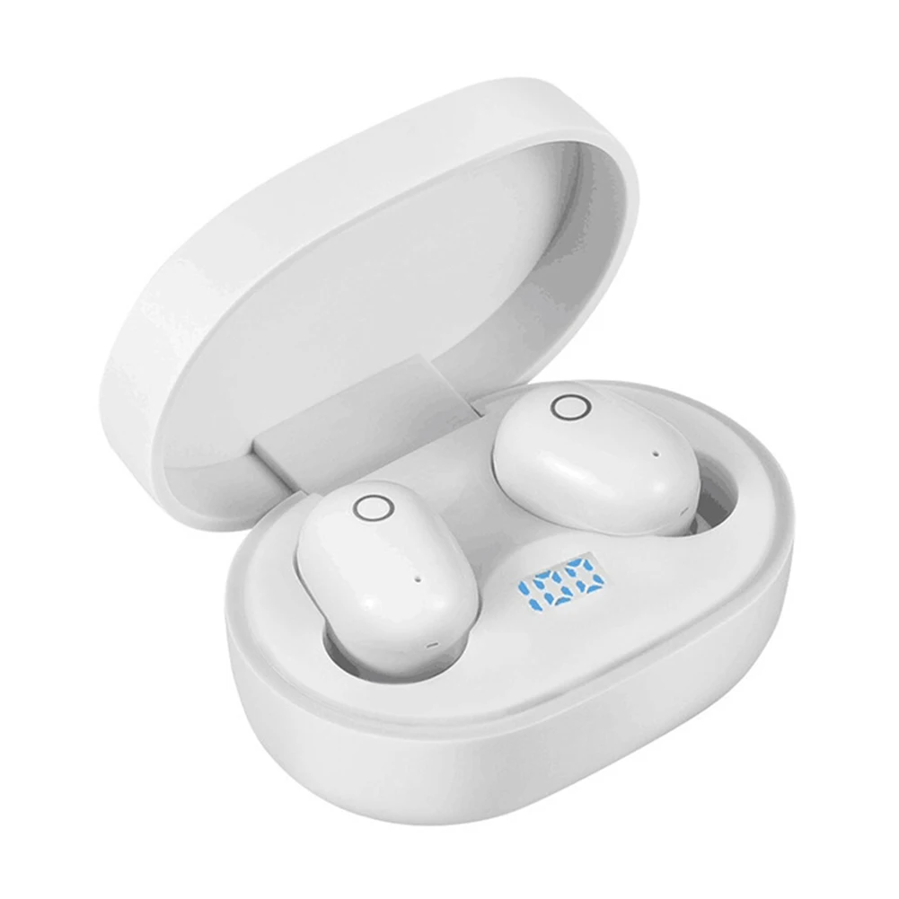 Белый DT-8 TWS мини стерео музыка Bluetooth 5,0 для смартфона Портативный сенсорный контроль IPX водонепроницаемый HIFI беспроводные наушники-вкладыши - Цвет: Белый