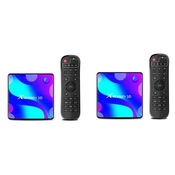 

X88 PRO 10 TV Box Android 10.0 4G+128G Rockchip RK3318 4K 1080P Netflix Set Top Box